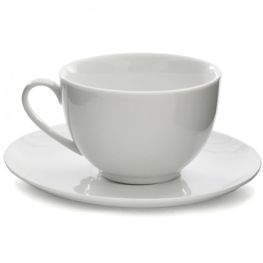Eetrite Just White Cup & Saucer