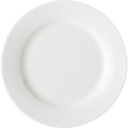 White Basics Rim Entree Plate, 23cm