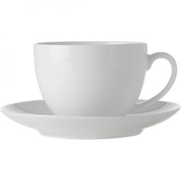 White Basics Cup & Saucer, 280ml