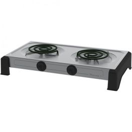 Double Spiral Hot Plate, Silver