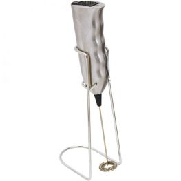  Whipmaster Milk Frother Battery Operated Stainless Steel Brushed 3V 