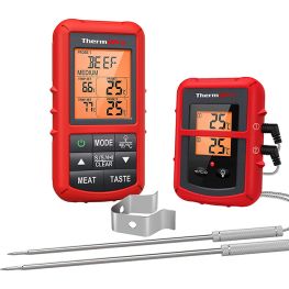 Digital Wireless Thermometer With Dual Probe