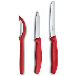 Swiss Classic Paring Knife Set With Peeler, 3pc