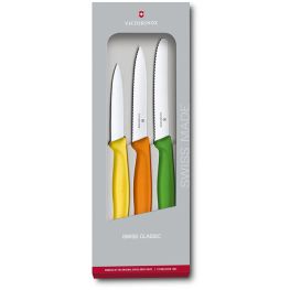 Swiss Classic Tropical Paring Knife Set, 3pc