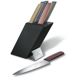 Swiss Modern Country Knife Block Set, 6pc