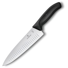 Swiss Classic Extra Wide Fluted Chef's Knife, 20cm