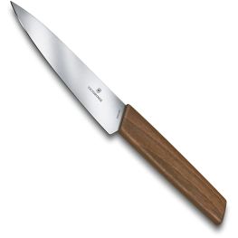 Swiss Modern Chef's Knife With Walnut Wood Handle, 15cm