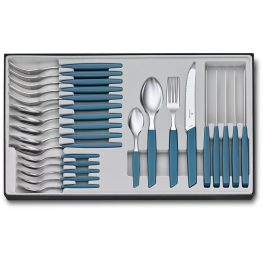 Swiss Modern Cutlery Set, 24pc