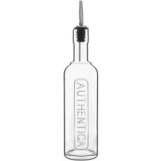 Luigi Bormioli Authentica Storage Bottle With Stainless Steel Pourer