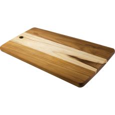 Solid Teak Rectangular Cutting & Serving Board, 40cm