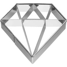Stainless Steel Diamond Cookie Cutter, 6cm