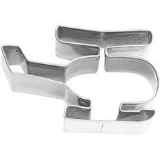 Stainless Steel Helicopter Cookie Cutter, 7cm