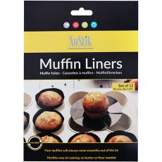 Reusable Non-Stick Muffin Liners, Set Of 12