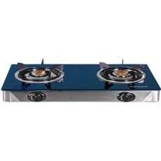 Double Burner Auto Ignition Gas Stove  With Glass Top