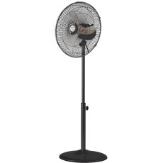 Elegant Breeze Steel Black Pedestal Fan, 40cm
