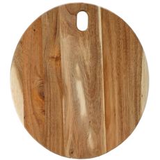 Acacia Wood Round Serving Board, 35cm