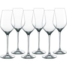 Topline White Wine Glasses, Set Of 6
