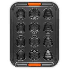 Non-Stick 12 Cup Holiday Cakelet Tray