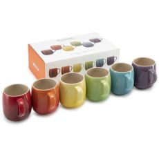 Rainbow Collection U Mugs, Set Of 6