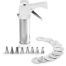 Ibili Silver-Alu Stainless Steel Cookie Press