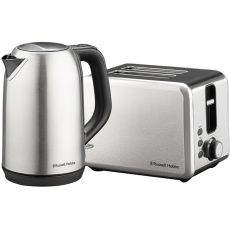 Stainless Steel Breakfast Pack, Kettle And Toaster