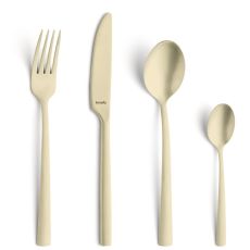 Manille Champagne Cutlery Set, 16pc