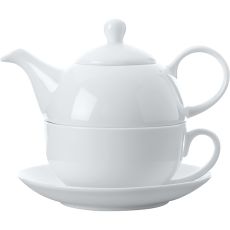 White Basics Tea For One Set