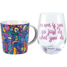 Kasey Rainbow's Wild At Heart Mug & Glass Set