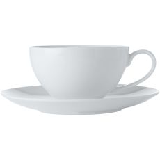 White Basics Coupe Demi Cup & Saucer, 100ml