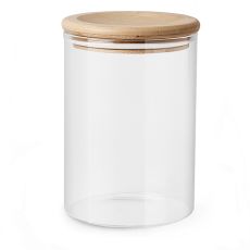 Glass Canister with Bamboo Lid