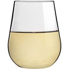Plastic Outdoor White Wine Glasses, Set of 2
