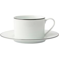 Jenna Clifford Premium Porcelain Black Line Cup & Saucer