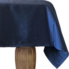 Basil & Sage Rectangular Tablecloth, Navy Blues