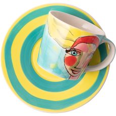 Cup & Saucer, Artist Lady