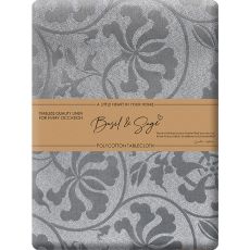 Basil & Sage Rectangular Tablecloth, Ocean Mist
