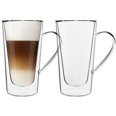 Eetrite Double Walled Latte Mugs, Set Of 2