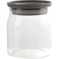 Glass Storage Jar With Plastic Lid