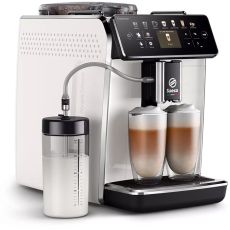 GranAroma Fully Automatic White Espresso Machine