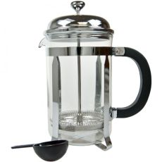 3 Cup Chrome & Pyrex Coffee Plunger