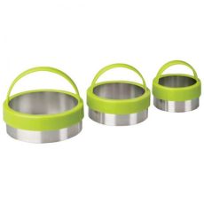 Ibili Round Cookie Cutters, 3pc