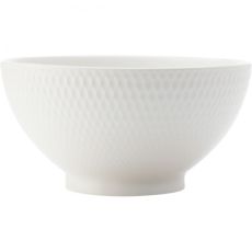 White Basics Diamonds Rice Bowl, 15cm