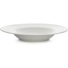 Eetrite Just White Rim Soup Bowl, 22cm