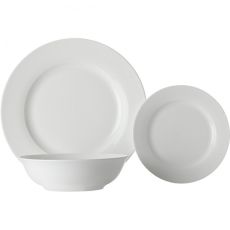 White Basics Dinner Set, European, 12pc