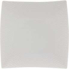 White Basics Diamonds Square Side Plate, 12.5cm