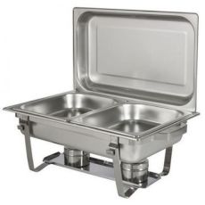  Rectangular Double Chafing Dish, 11 Litre