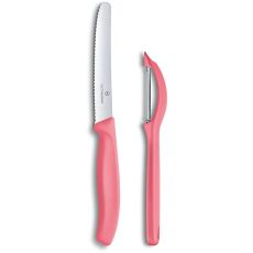 Swiss Classic Trend Colours Tomato Knife and Universal Peeler Set