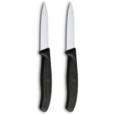 Swiss Classic Pointed Serrated Paring Knife Set, 8cm