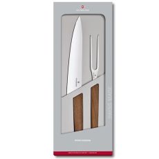 Swiss Modern Carving Knife & Fork Set